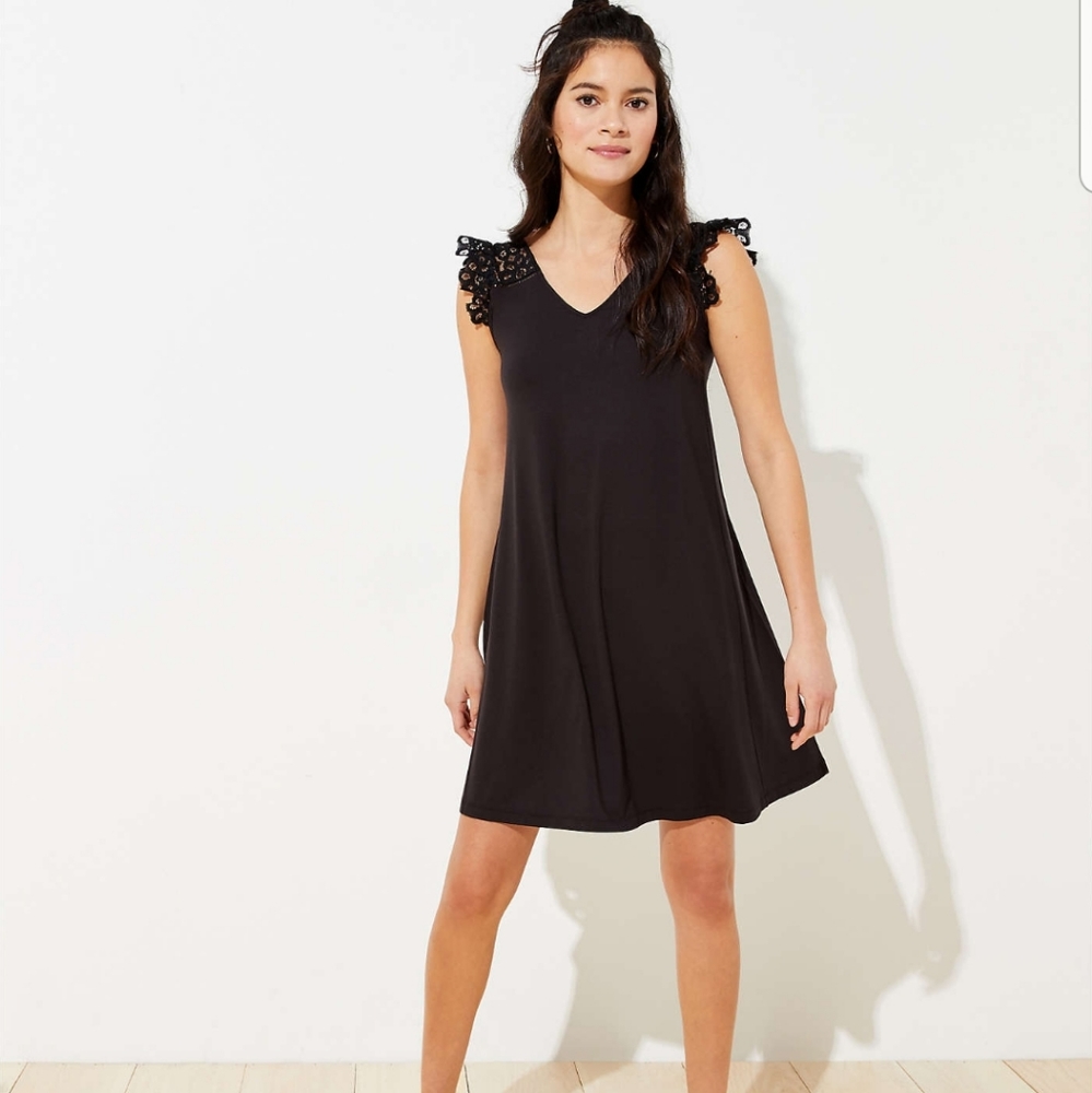 Loft Lace Swing Dress